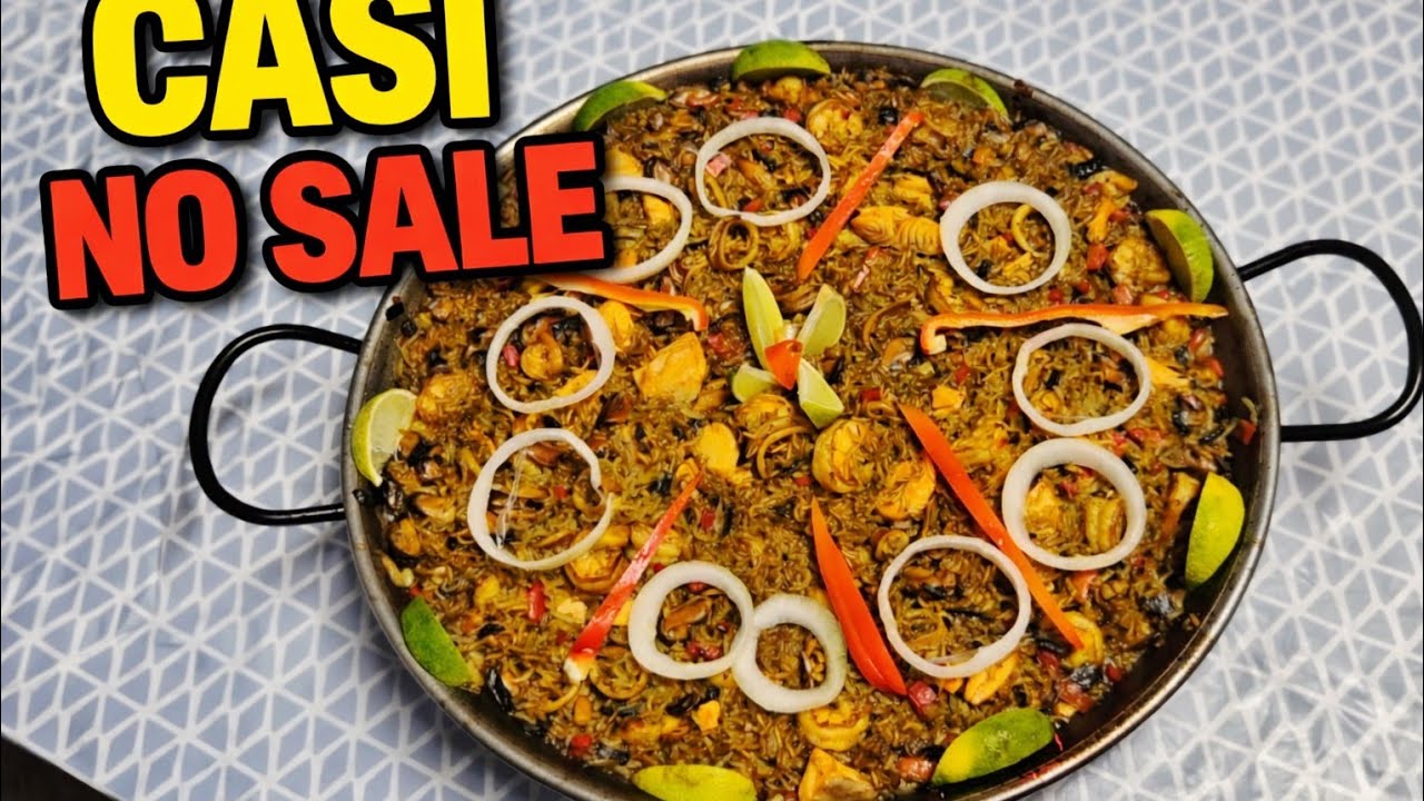 PAELLA en cocina de inducción… ¡CASI NO SALE! 😱🥘 (pero quedó BRUTAL)