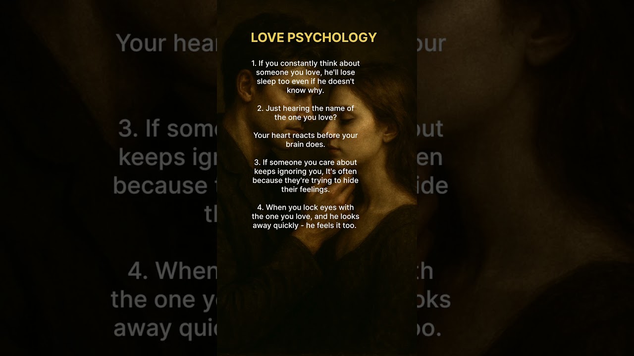 Love Psychology Facts That Expose Hidden Feelings & Attraction