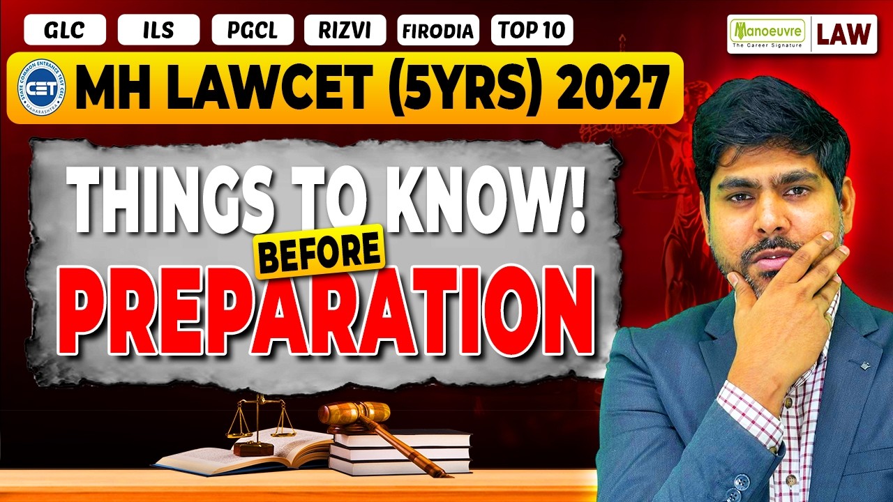 Before Starting MH LAWCET (5yrs) 2027 Preparation ⚠️ Every Law Aspirant Must Watch