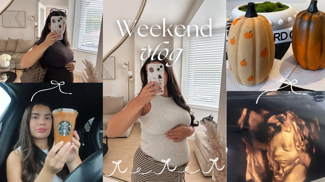 VLOG | pumpkin painting, 4D scan, trying PSL, the range, wholesome weekend 