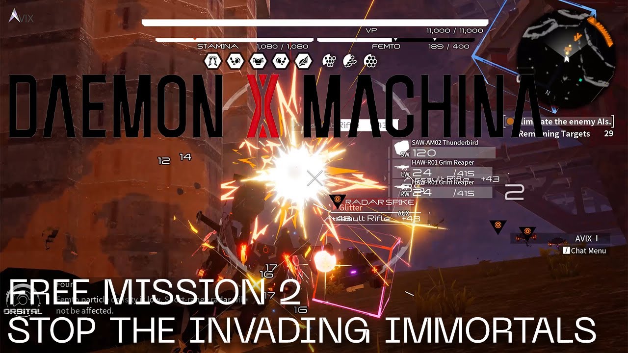 Daemon X Machina Free Mission 2 - Stop the Invading Immortals