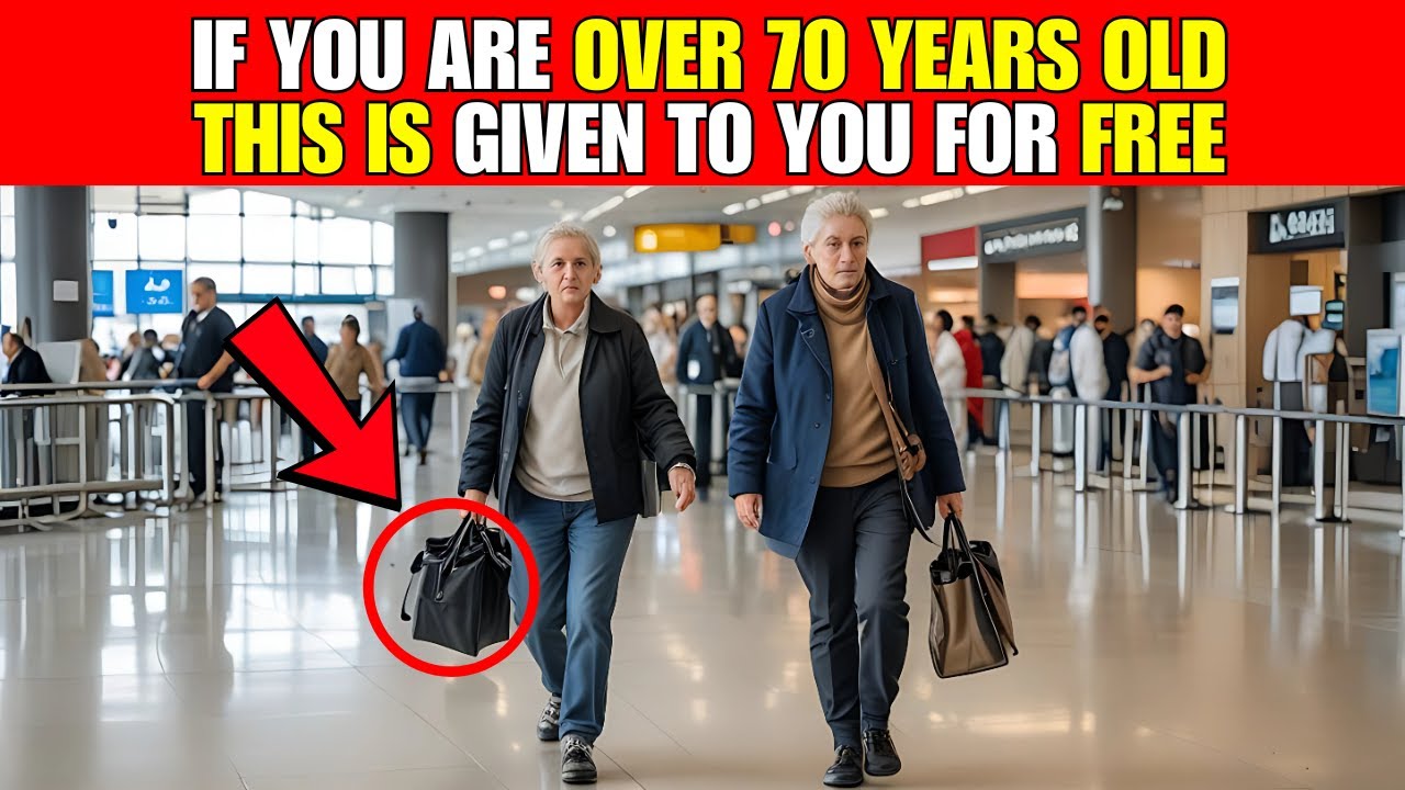 10 SECRET Benefits for Seniors Over 70 That Airlines HIDE