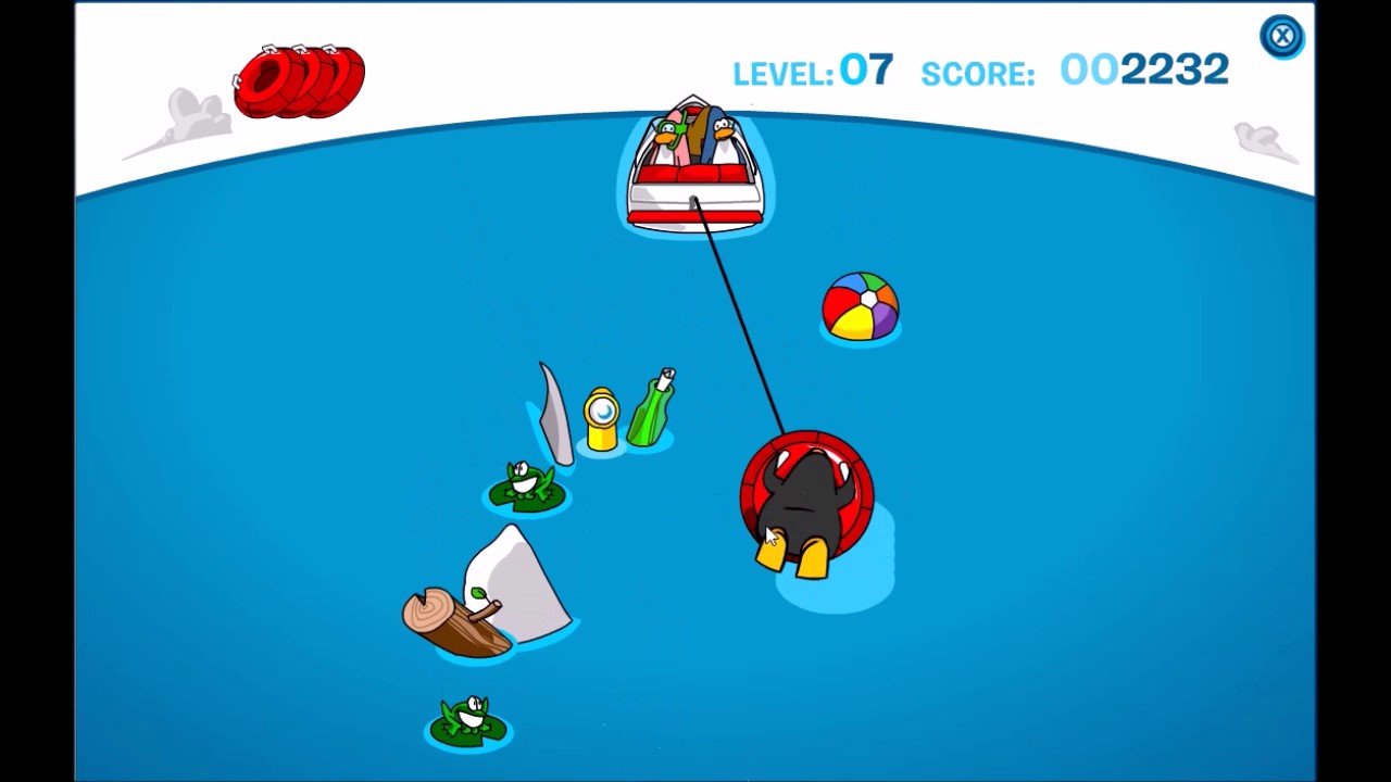 Club Penguin Hydro Hopper Gameplay