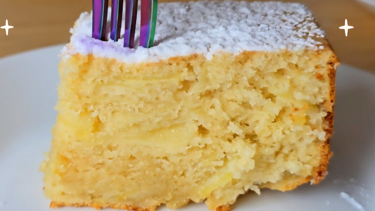 🍏Яблочный пирог за 3 минуты! Просто и вкусно!🍏 с 3 яблоками🍎