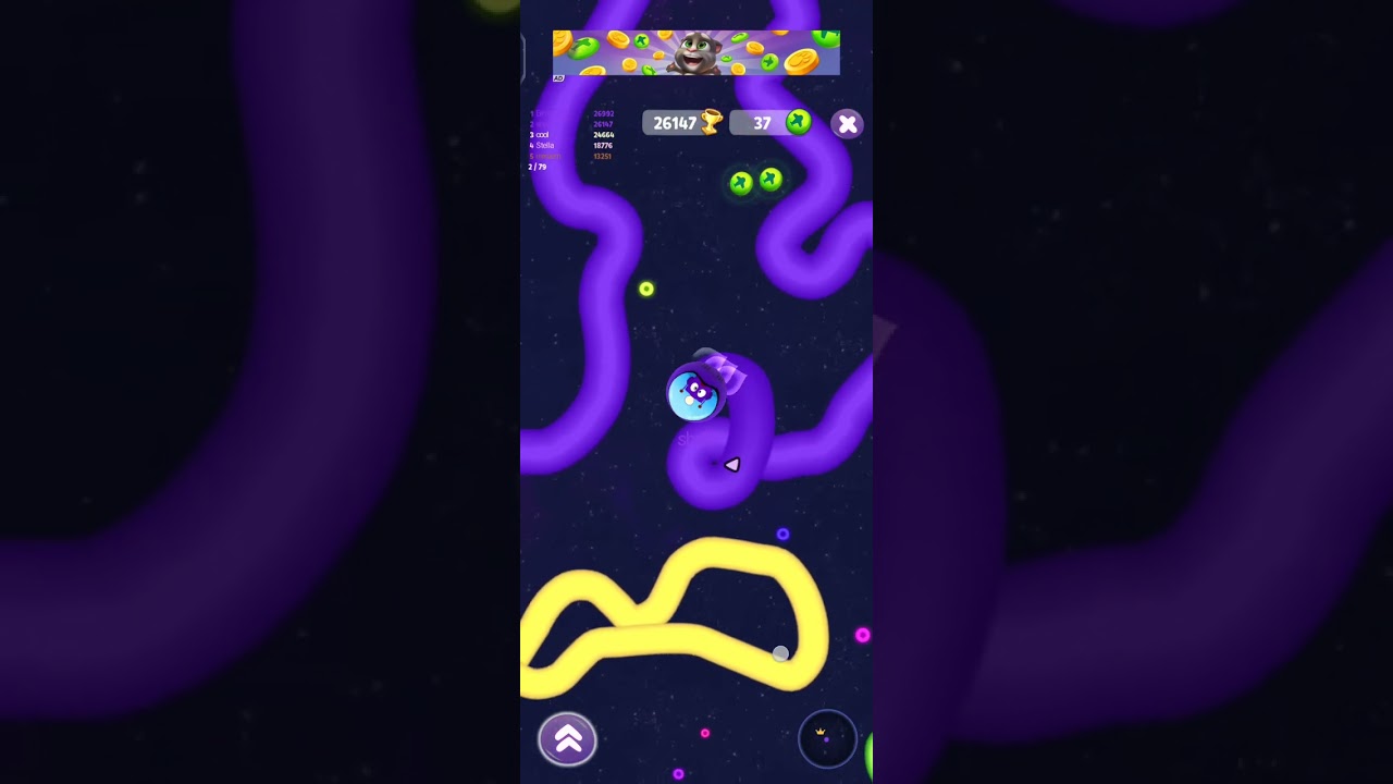 Medium speed🚀🚀 🚀mein high score challenge..#snake game🐍🐍🐍#viral#subscribe my channel @Shalugamming