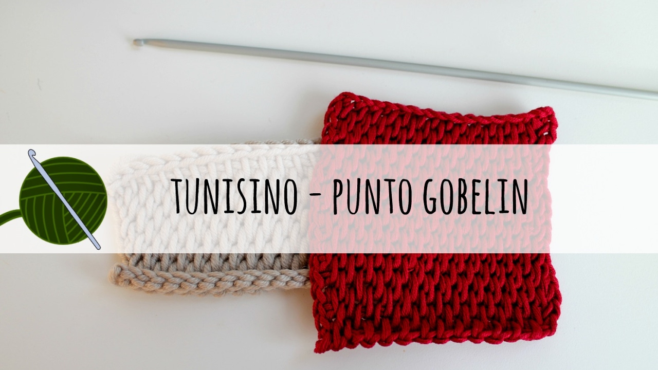 Tutorial uncinetto tunisino – punto Gobelin