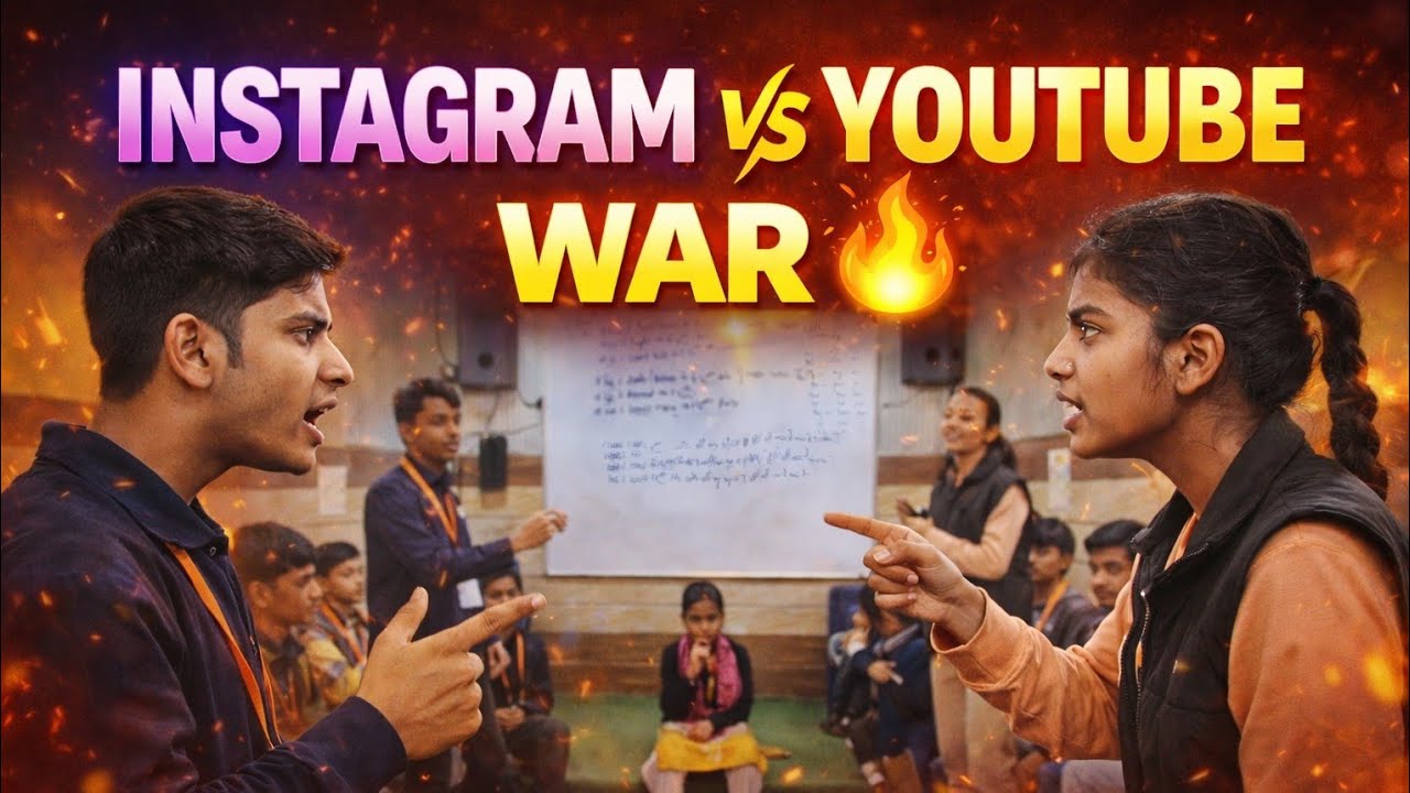 Instagram vs YouTube 🔥 Who Wins? | Real Debate You Must Watch 😱