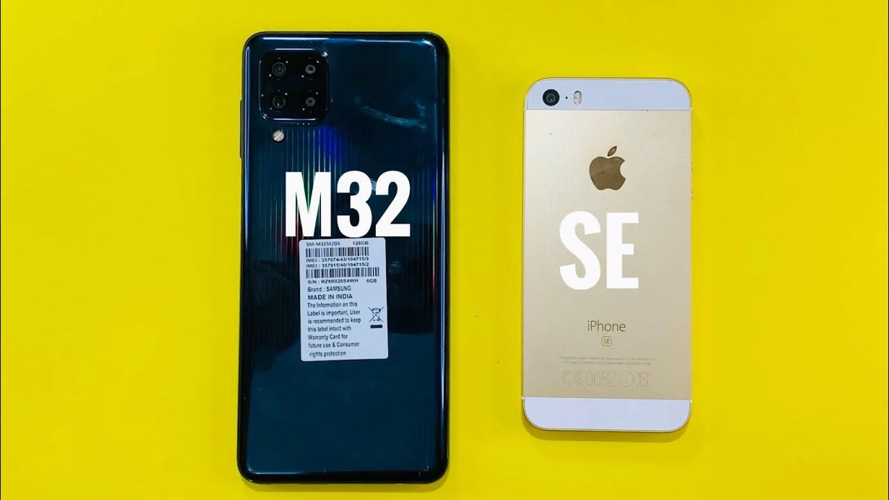 Samsung Galaxy M32 vs iPhone SE