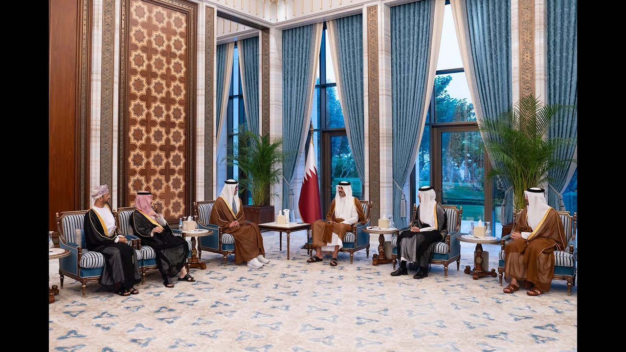 HH the Amir Meets GCC Foreign Ministers