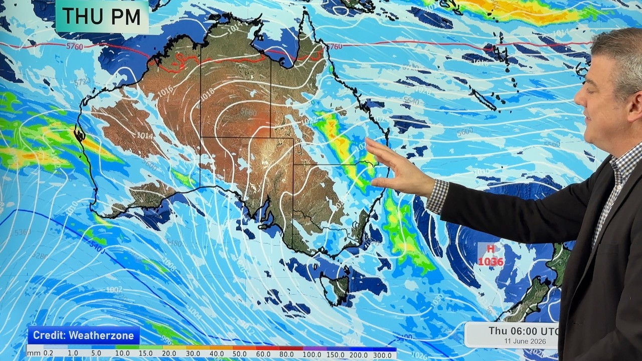 Oz: Tracking the downpours and thunderstorms over the next week