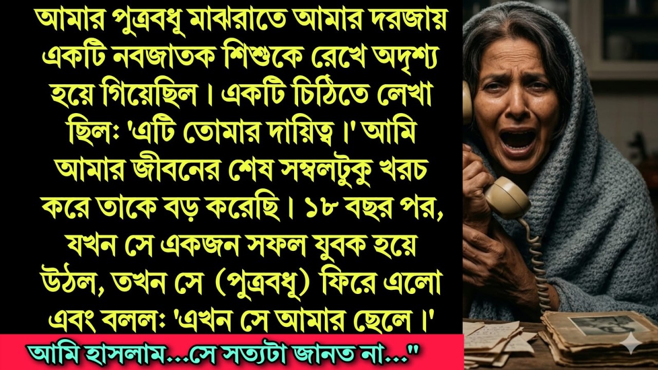 নবজাতককে ফেলে পালানো সেই পুত্রবধূ ১৮ বছর পর কেন ফিরে এল? এক বৃদ্ধা মায়ের অজেয় লড়াই।