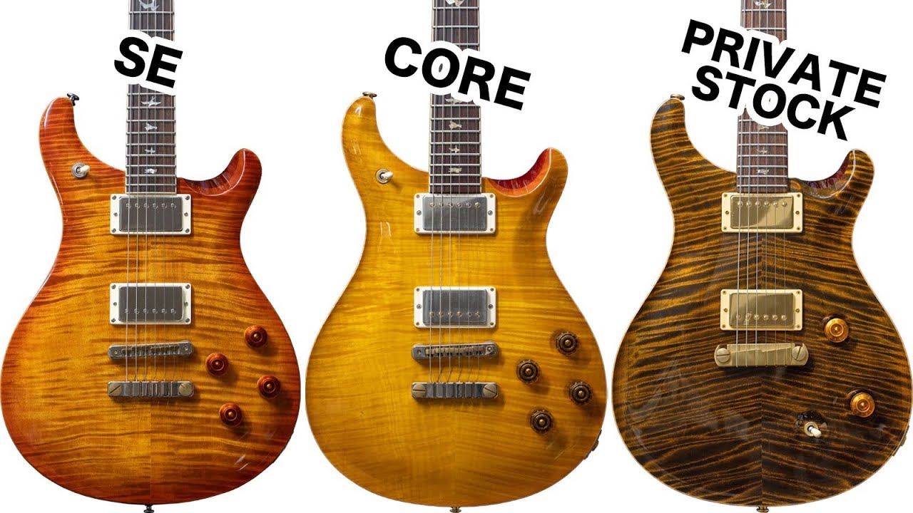ギターの音は値段で変わる？PRSの価格別3シリーズを弾き比べ！その違いとは？ 公式ディーラーが徹底解説【Private Stock vs Core vs SE】