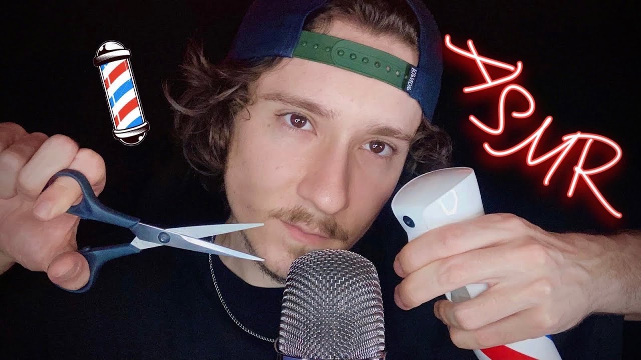 ASMR BARBEARIA | DURMA ENQUANTO EU CORTO O SEU CABELO ✂😴