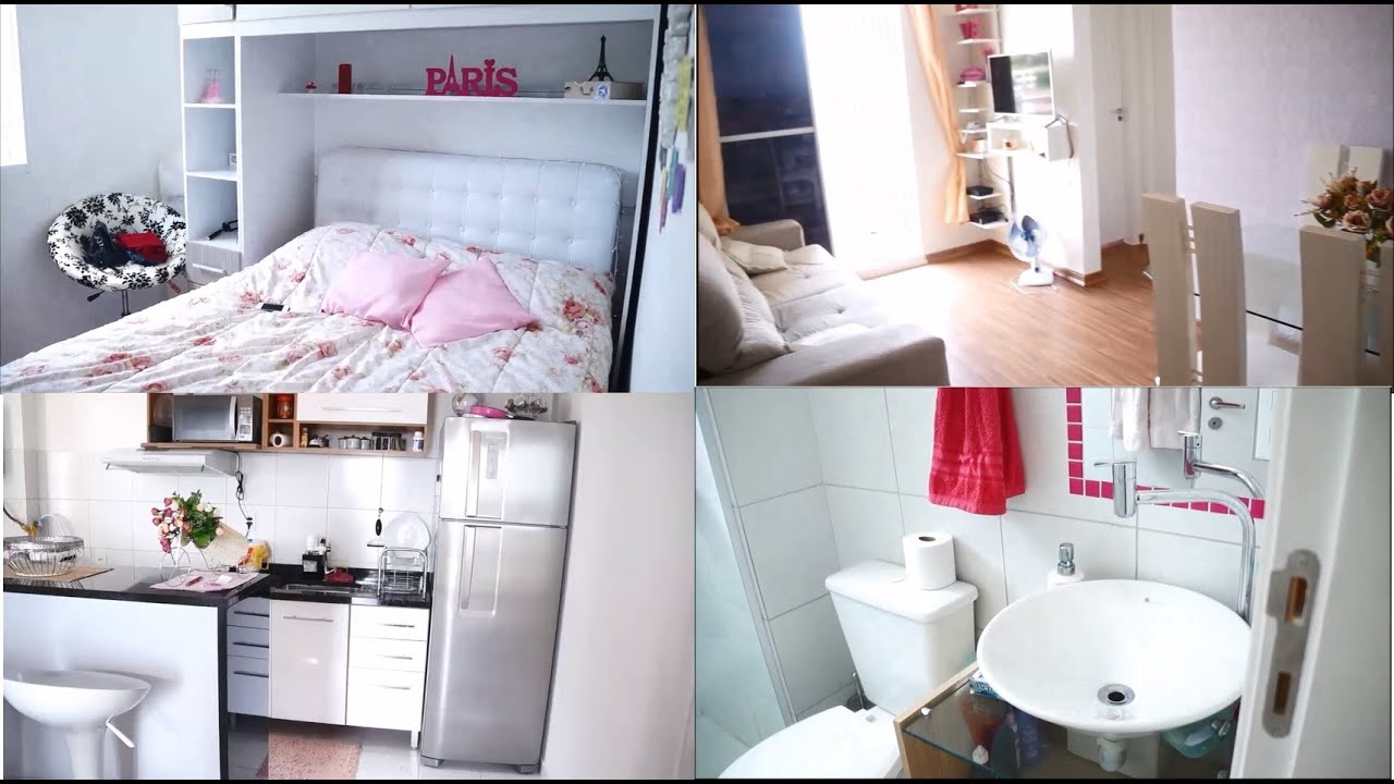 Tour pelo meu apartamento de 44m2 financiado pela caixa