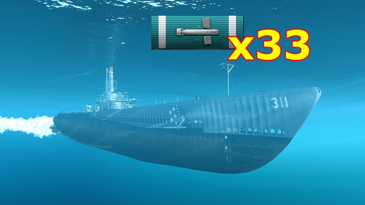 Archerfish : 35 Torp - World of WarShips.