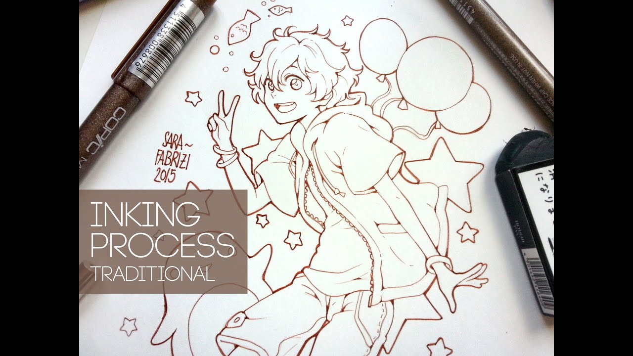 ★ [Nagisa Hazuki] - Inking Process