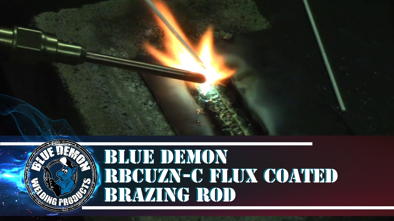 Blue Demon RBCuZn-C Flux Coated Brazing Rod (aka LFBFC)