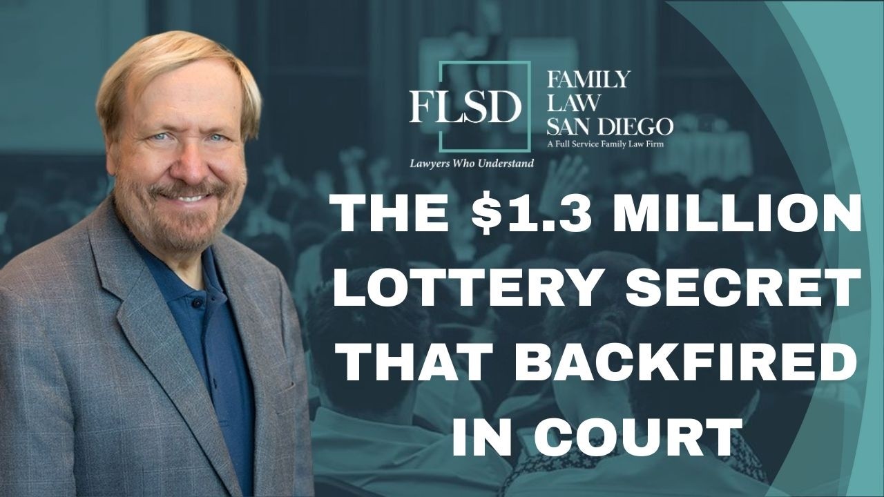 3 Minutes of CA Family Law - The $1.3 Million Secret That Backfired in Court