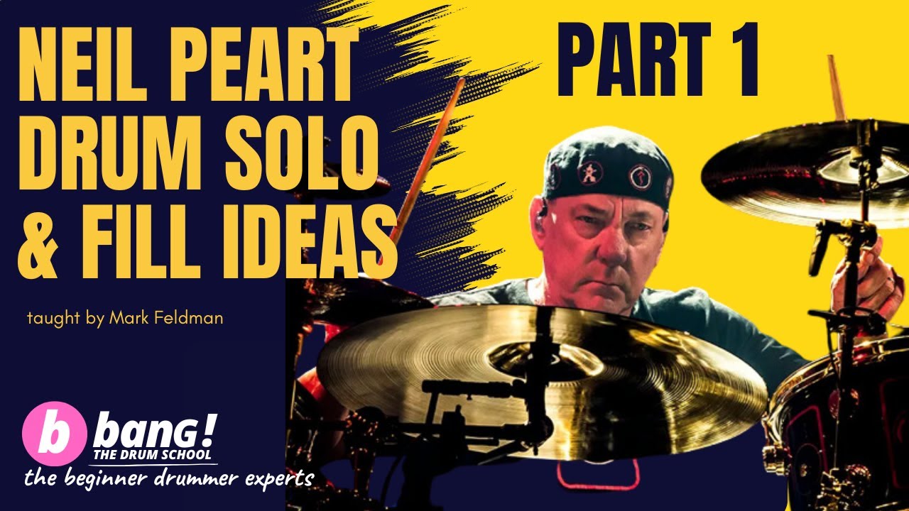 Neil Peart Drum Solo and Fill Ideas Part One