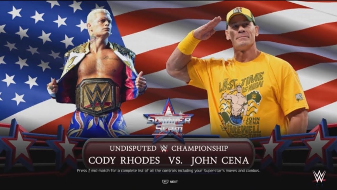 SummerSlam '25 John Cena vs Cody Rhodes 🙌⭐🔥💯‼️