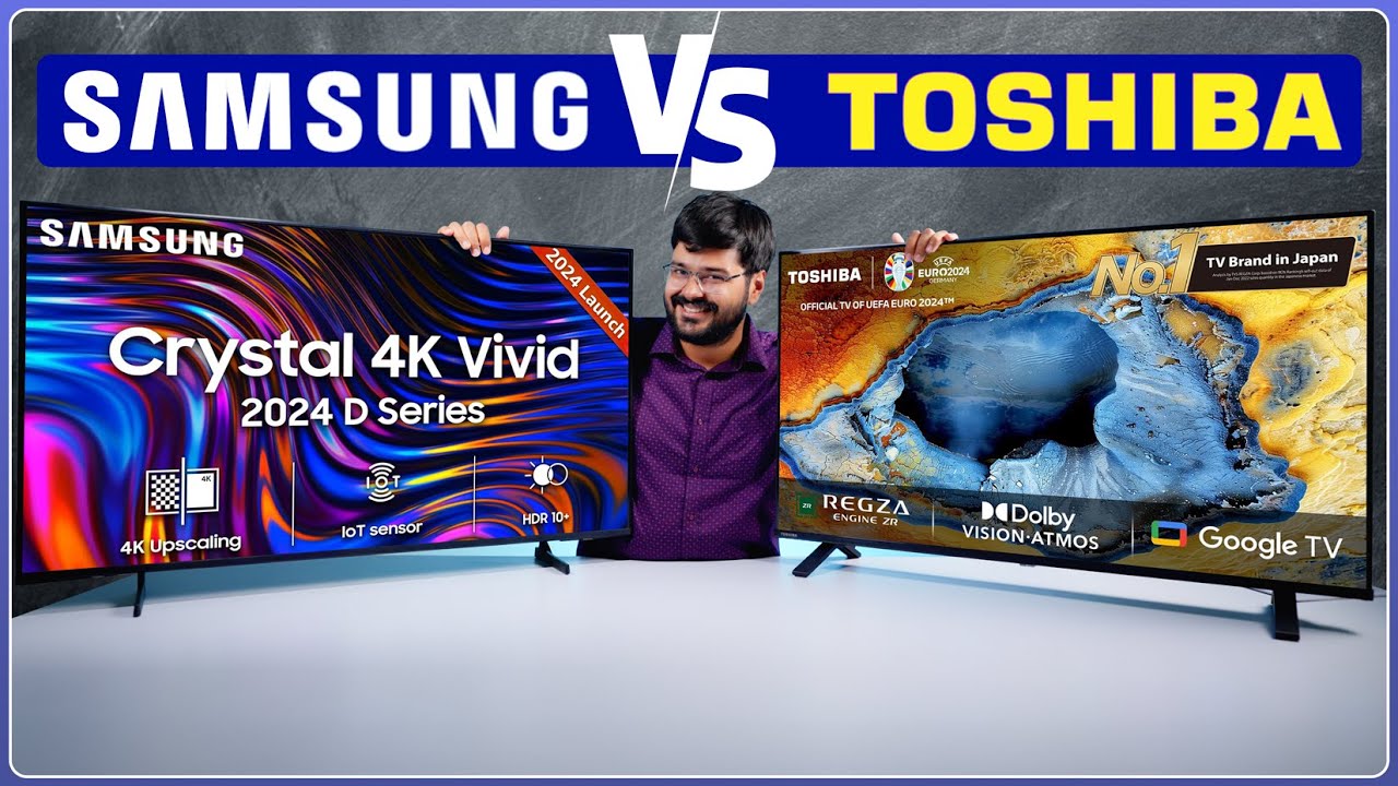 Samsung Crystal Vivid [2024] vs Toshiba C350NP: Which TV Wins? 📺📱 #TVTech