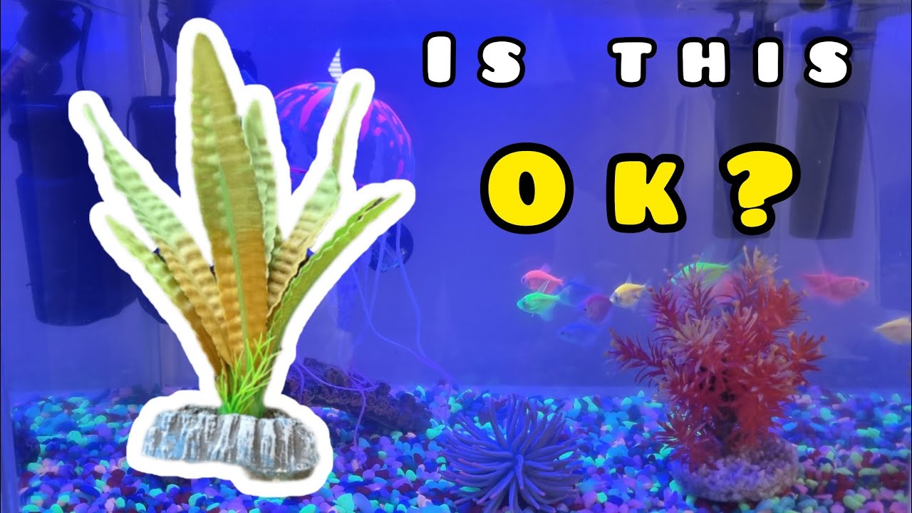 Can I use FAKE PLANTS in my Aquarium?