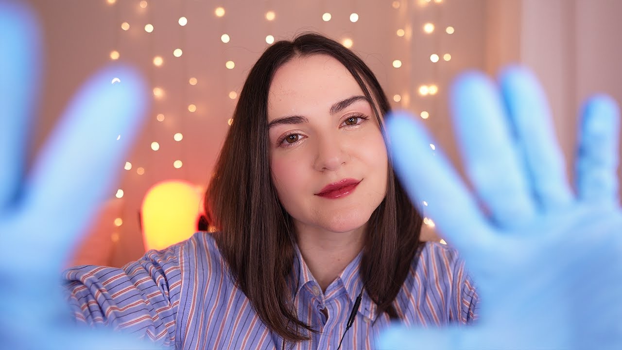 Звуки ASMR в латексных перчатках, расслабляющие и успокаивающие