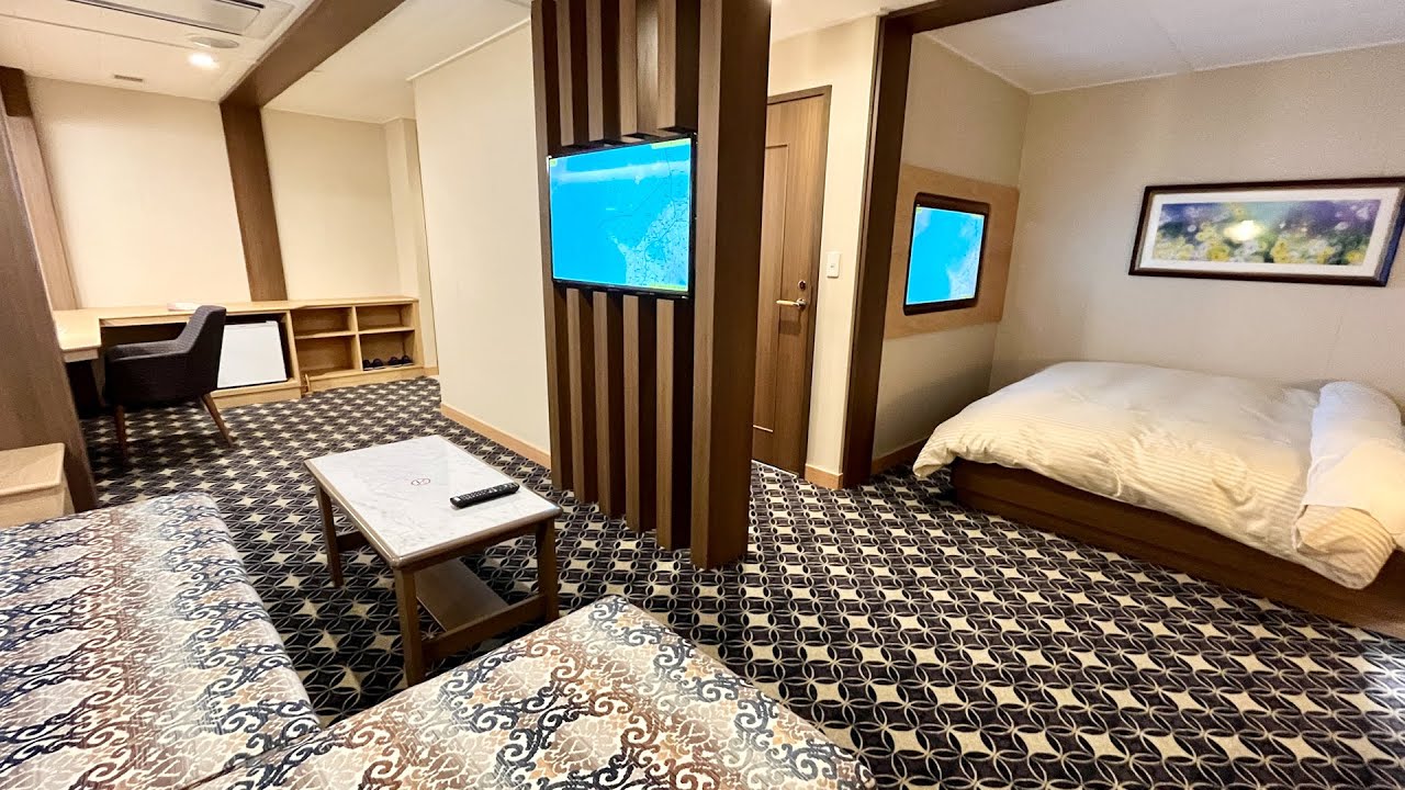 Dazzling Japan's First Class Night Ferry from Ehime to Osaka