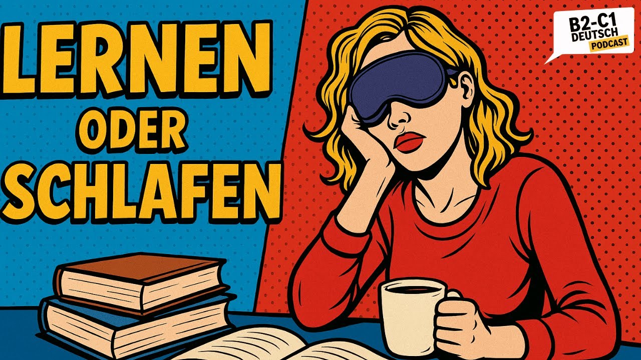 😴 Schlaflose Nacht? So reagiert dein Gehirn | Deutsch Verstehen B2 C1 | Deutsch lernen Podcast