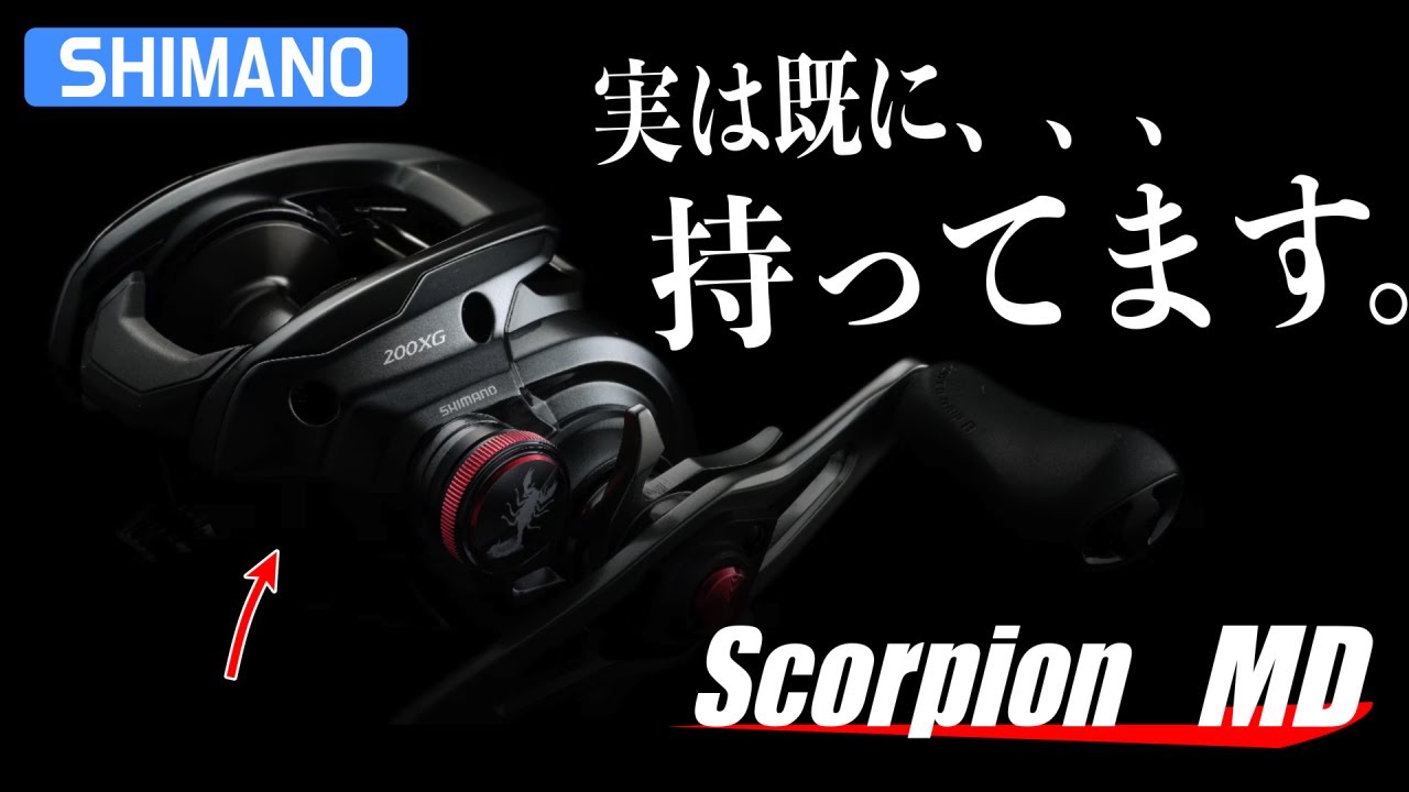 【先行入手？】スコーピオンMD実は既にもってます。【シマノ 2024 新作】