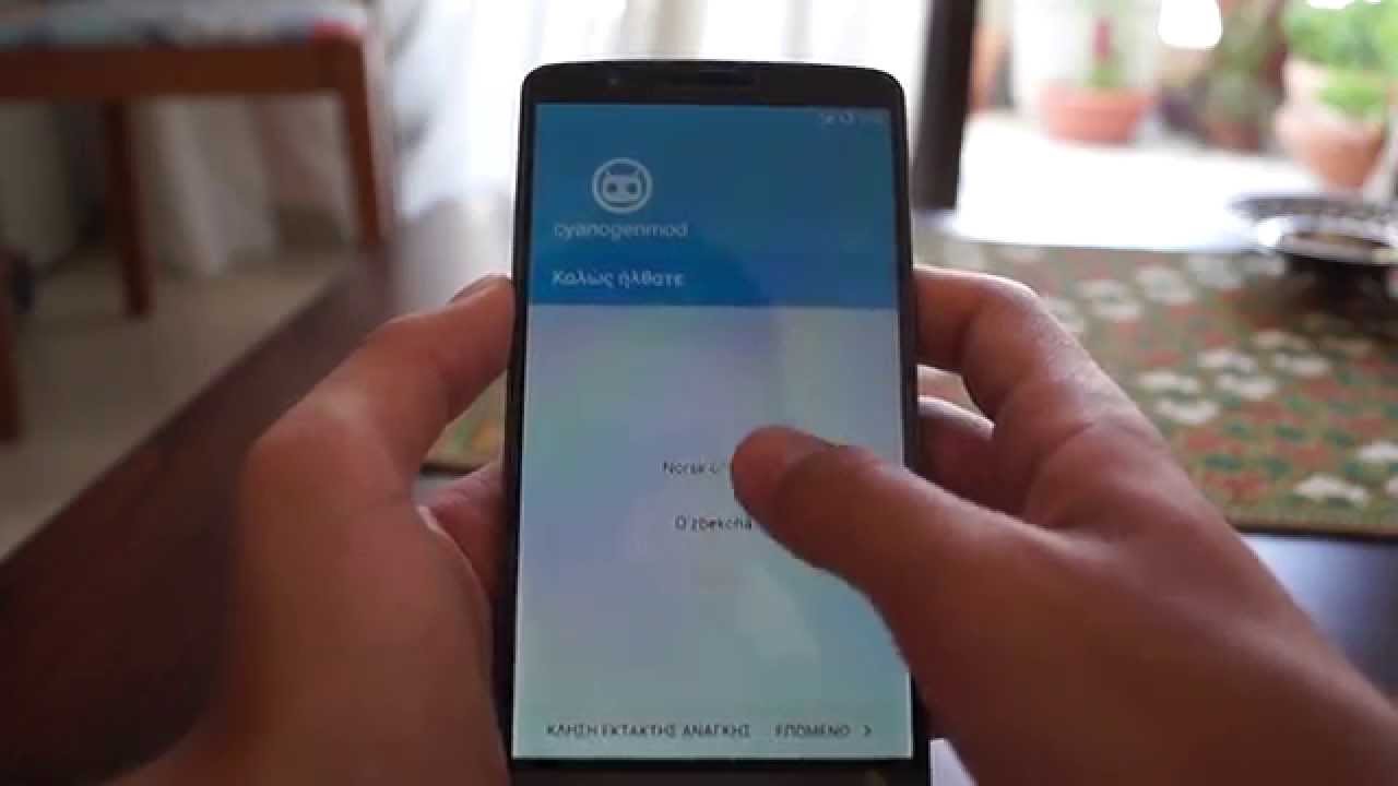 Install CM 12 on LG G3 (Lollipop 5.1.1)