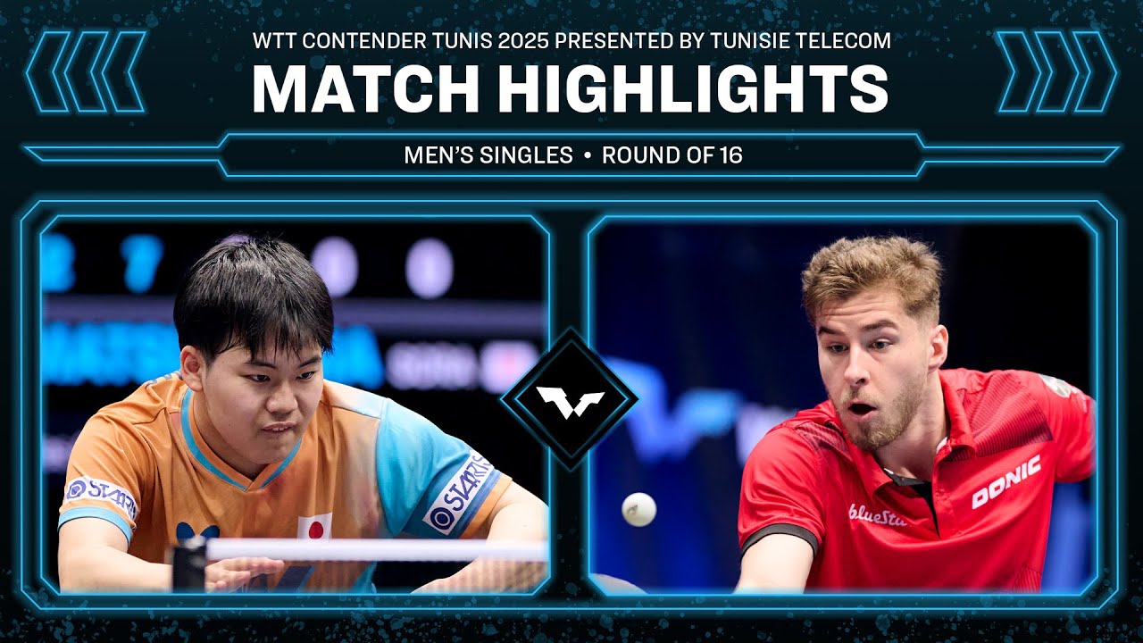 Sora Matsushima vs Florian Bourrassaud | Match Highlights | #WTTTunis 2025