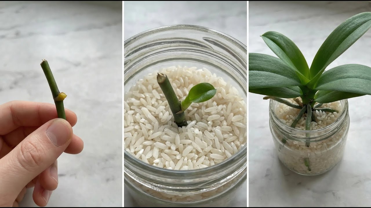 All you need is rice! You can easily propagate thousands of orchids at home.