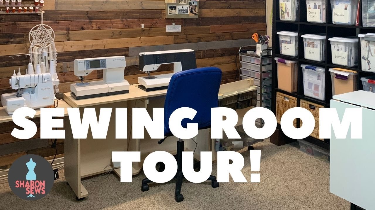 My SEWING ROOM TOUR!