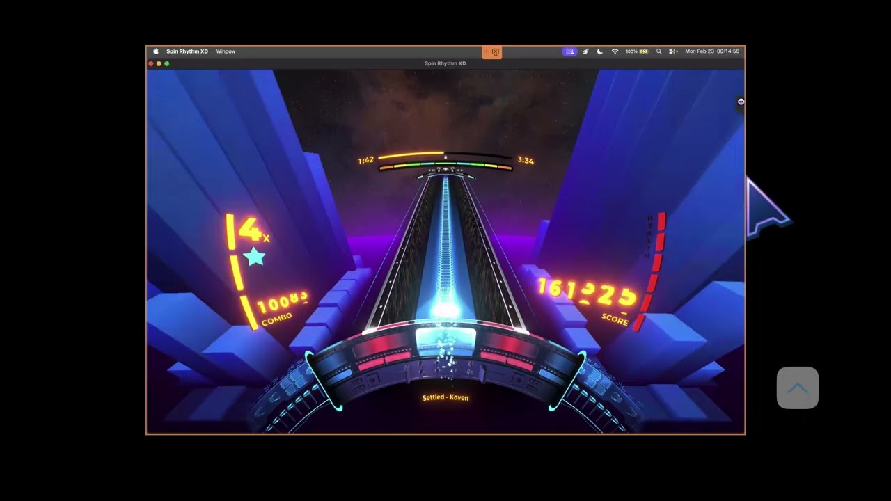 Spin Rhythm XD Ep. 1808: Koven - Settled. 331K score. Level 1703.