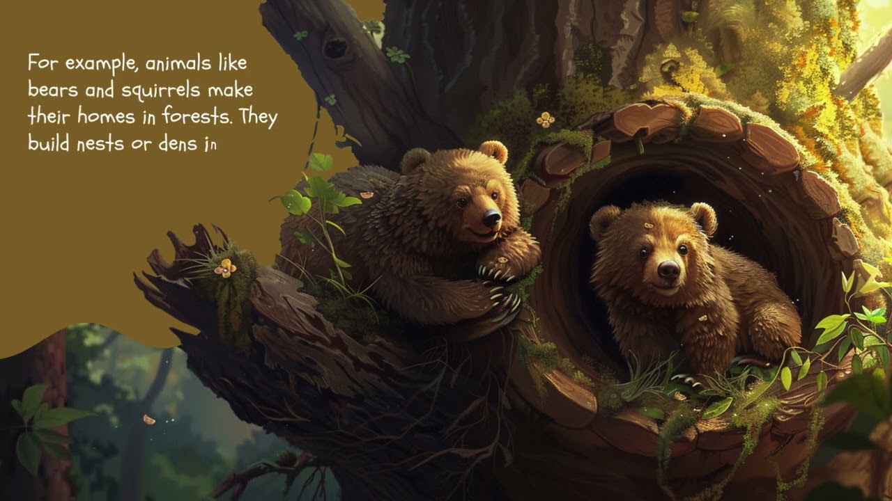 Where Do Animals Live? 🐻🦅 Animal Homes for Kids | Fun Learning Story!