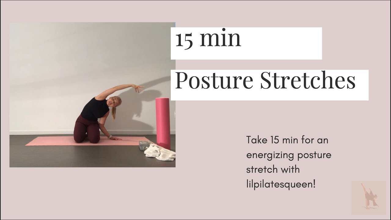 Posture Stretching (optional equipment) #lilpilatesqueen