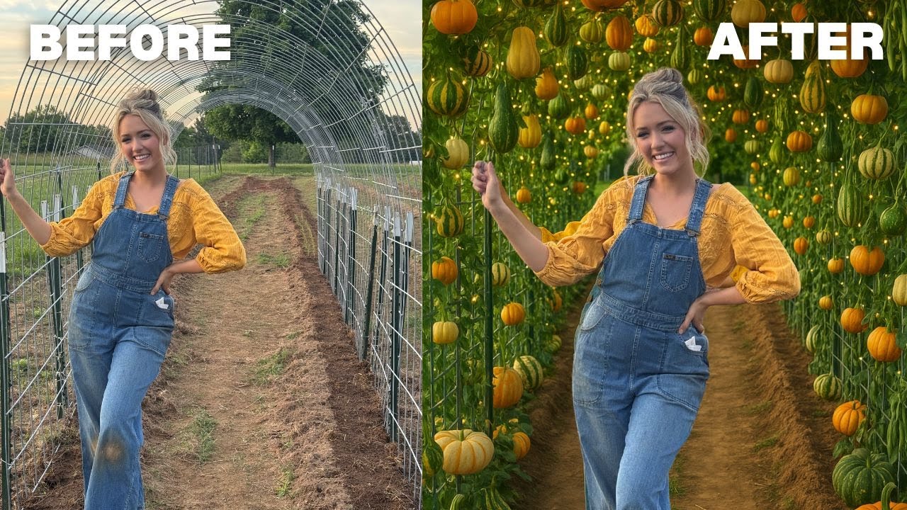 Planting a Pinterest Worthy Pumpkin Arch