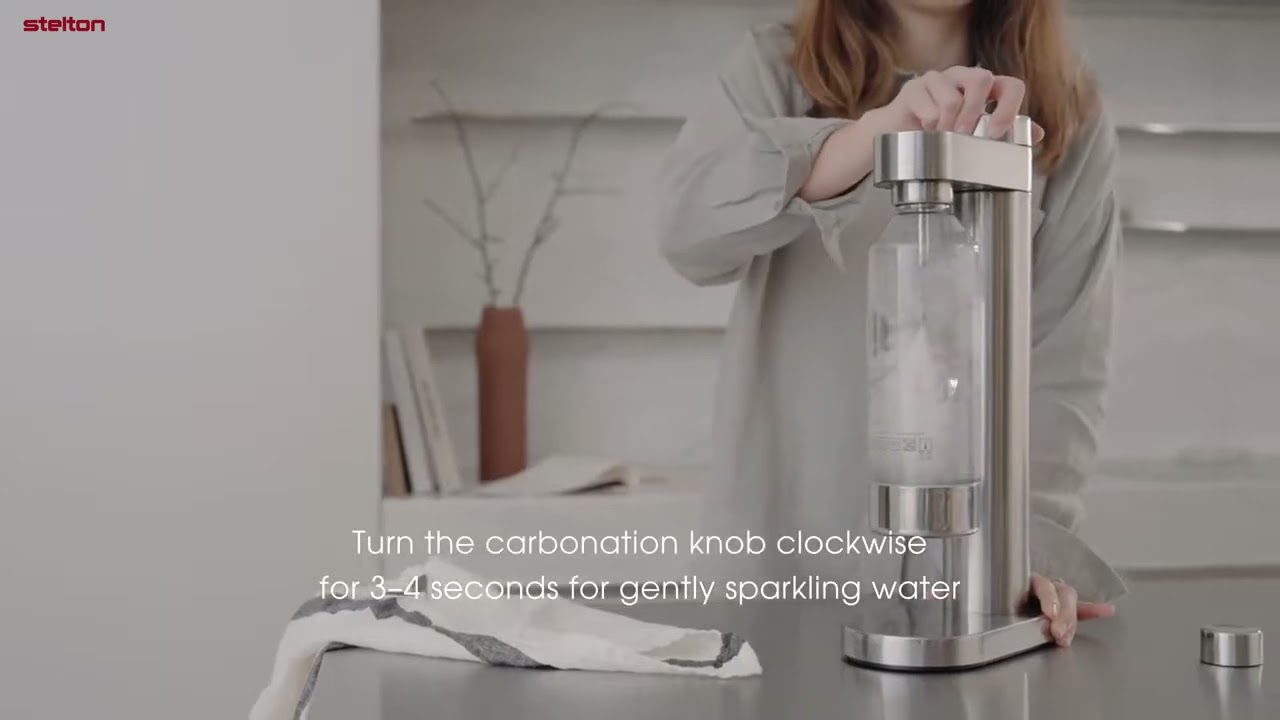 CadeauXperts & Stelton Brus Carbonator Bruiswatermaker