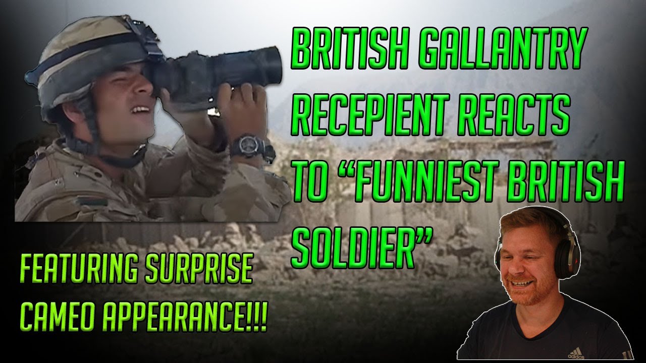 British Gallantry recipient reacts to 