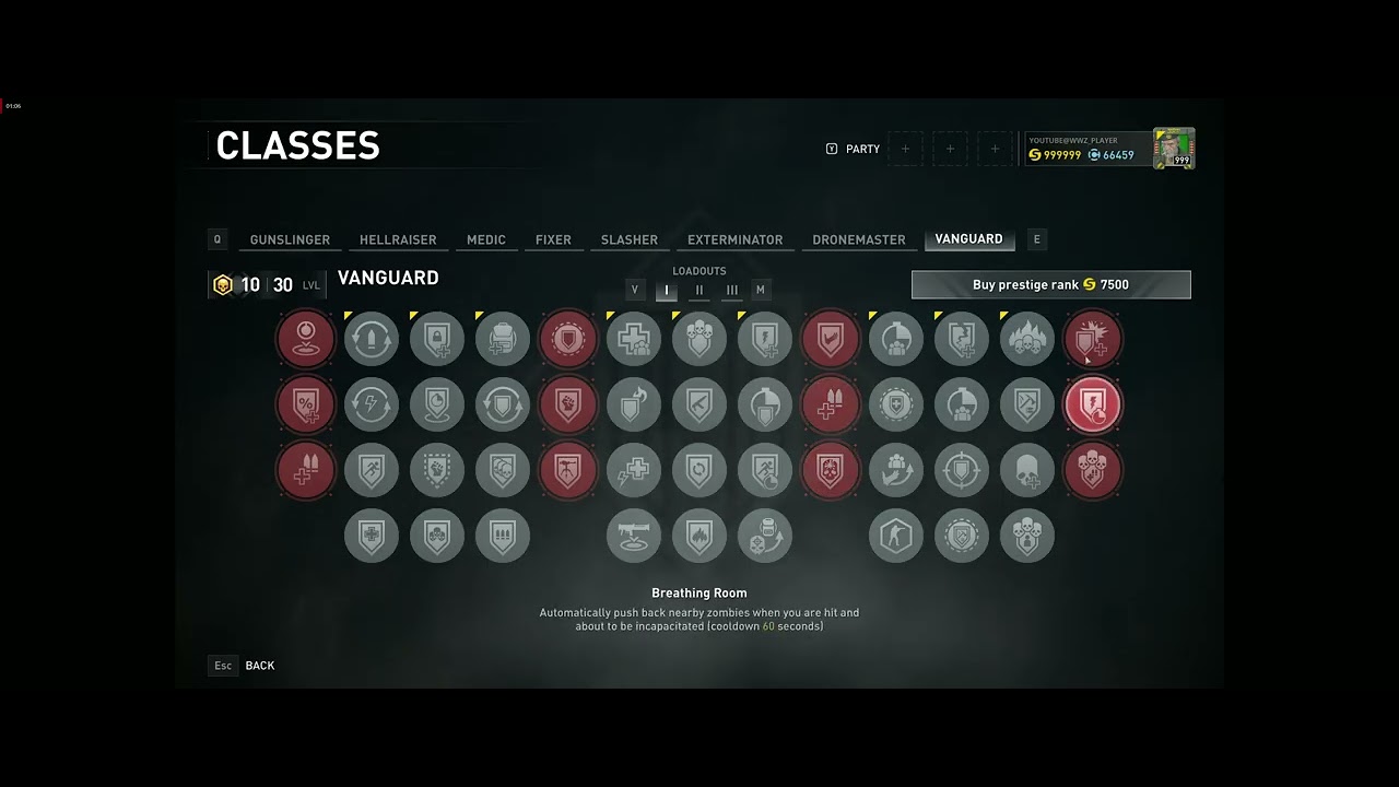 WWZ AFTERMATH - Prestige Max Level 999 Unlock - All Class and Guns Full Unlock - READ DESCRIPTION!