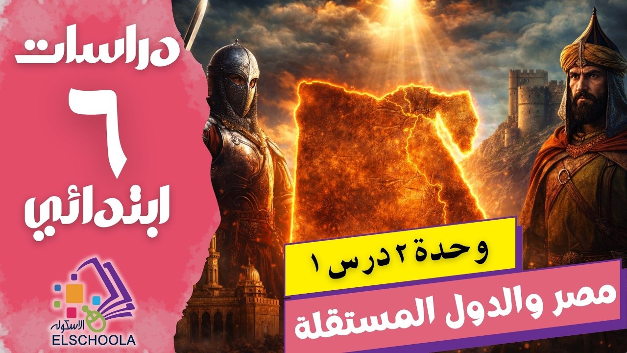 مصر في عصر الدول المستقلة | الطولونية والإخشيدية والفاطمية | دراسات سادسة ابتدائي ترم ثاني | 2026