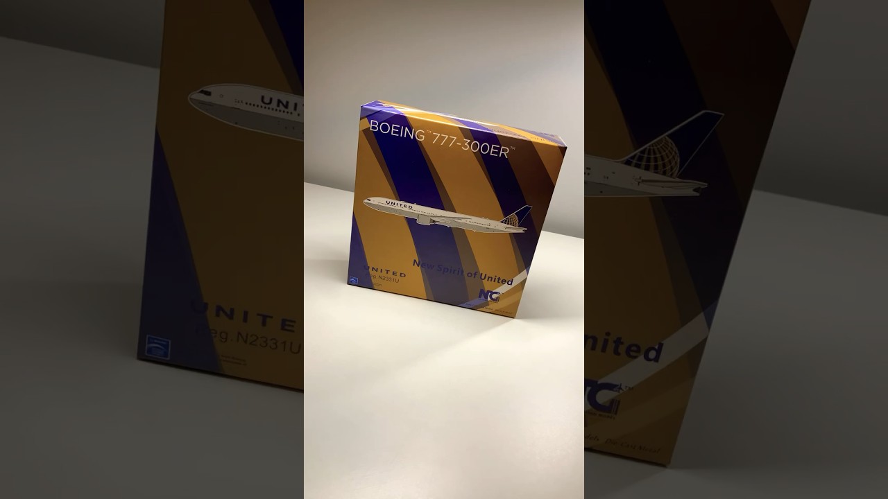 Spectacular United Airlines Boeing 777-300ER 1:400 NG Models #aviation #boeing #airplane #ngmodels