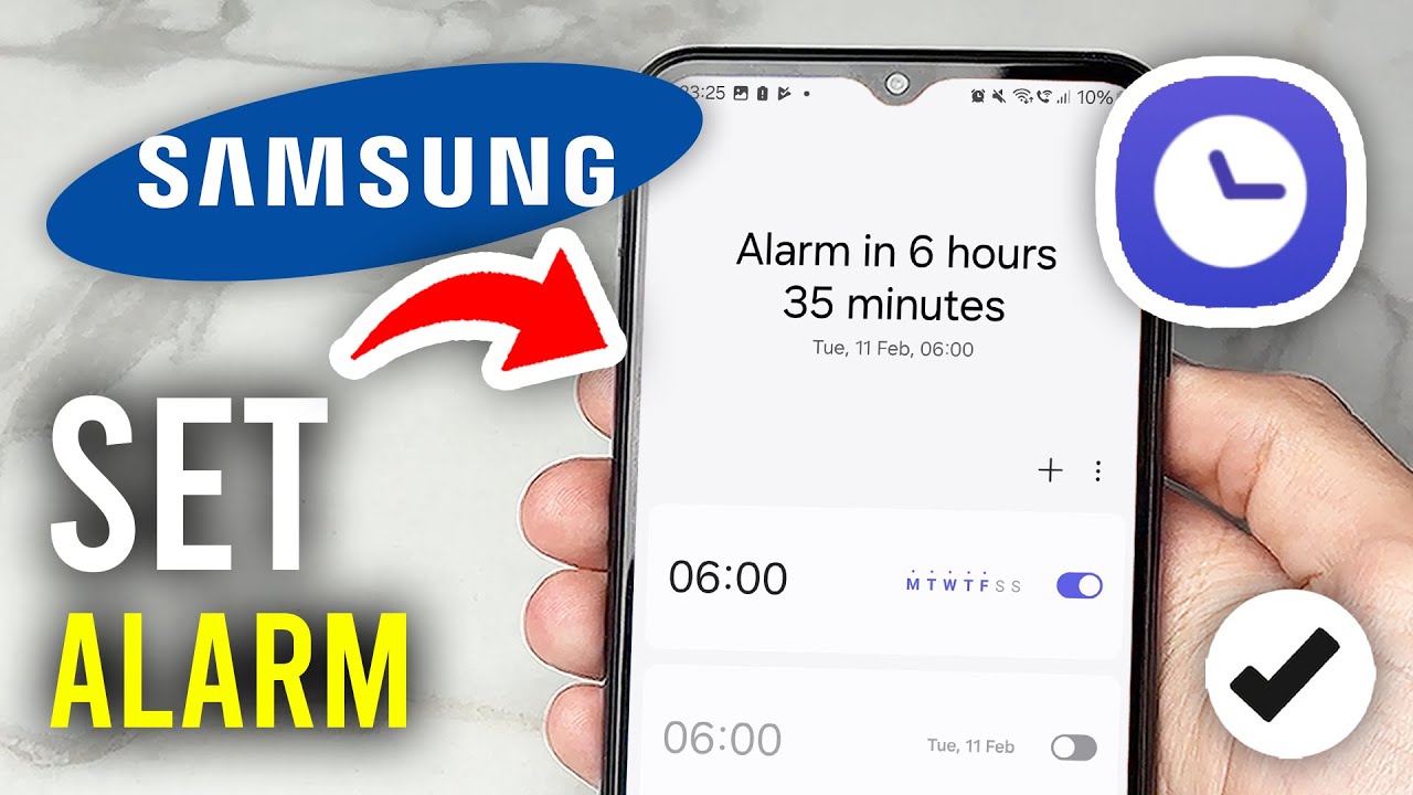 How To Set Alarm On Samsung Phone - Full Guide