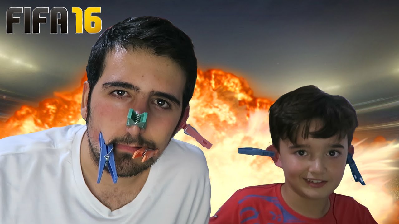 El Reto De Las Pinzas Con Mi Primo En FIFA 16 - ElChurches