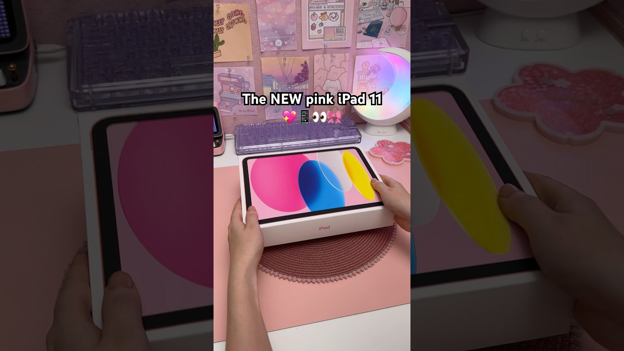 NEW iPad 11 in pink 🩷📱 2025 apple iPad unboxing | digital note taking | digital planner