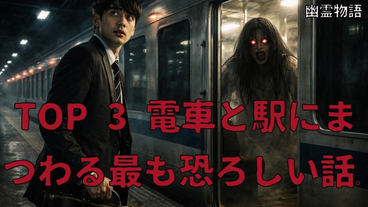 電車と駅にまつわる怪談トップ3 - パート1