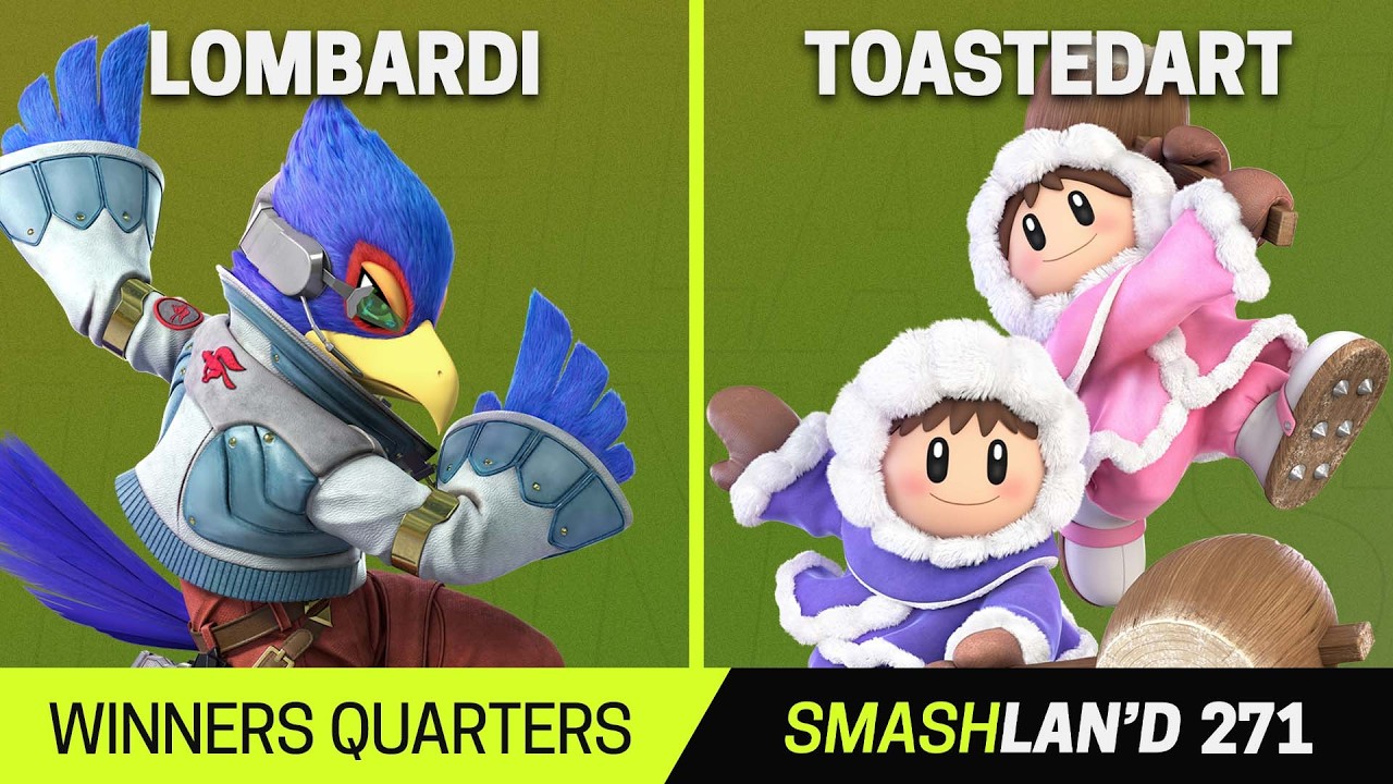 SmashLAN'd 271 Winners Quarters - Lombardi (Falco) vs ToastedArt (Ice Climbers) - SSBU Tournament