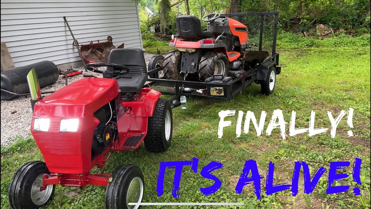 It's finally done?! Diesel Swapped Wheel Horse Pt 6!