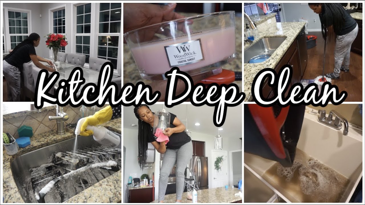 Kitchen Deep Clean With Me | Deep Cleaning Motivation | Clean My Kitchen With Me 2022